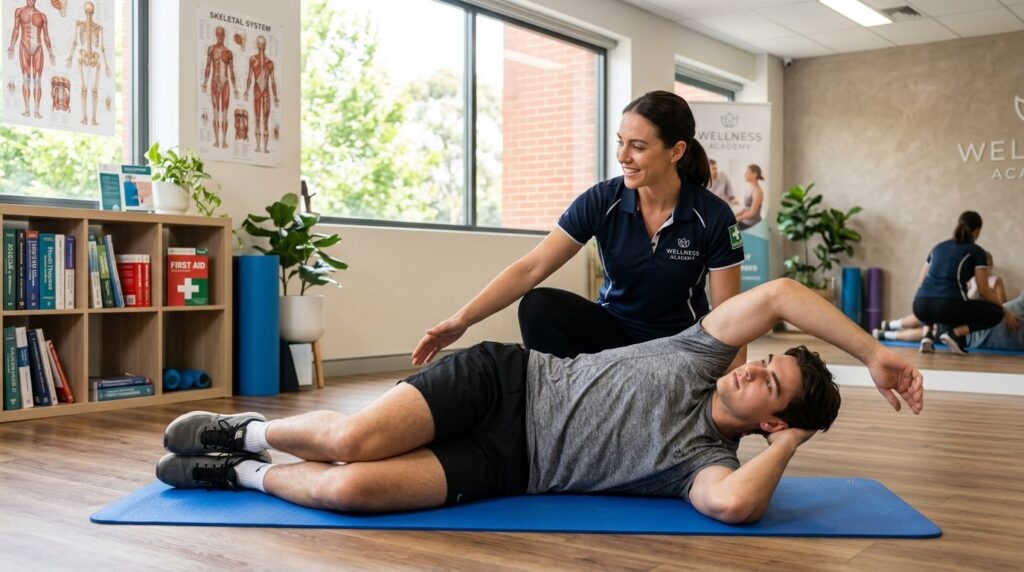 Professional fitness-themed stock photo, 16:9 aspect ratio, 